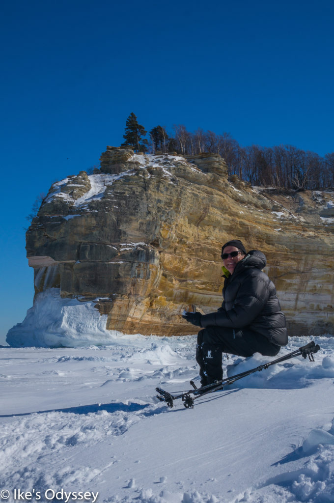 Ice shelf at Indian Head, Pictured Rocks National Lakeshore